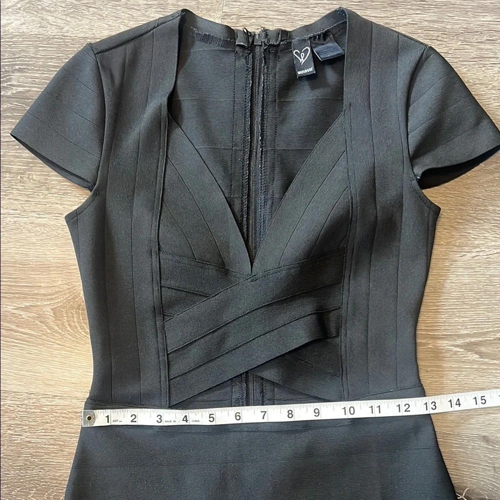 Black Cut-Out Bandage Dress - Picture 7 of 8